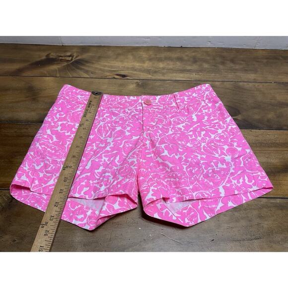 Lilly Pulitzer Womens Callahan Hot Pink Shorts Size 2 - Picture 8 of 11